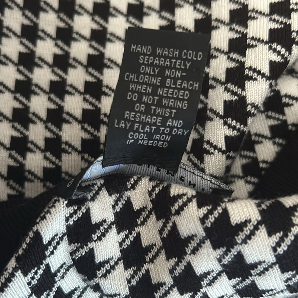 Grace Elements Houndstooth Geometric Pattern Knit… - image 8